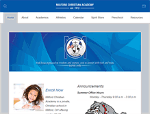 Tablet Screenshot of mcabulldogs.org